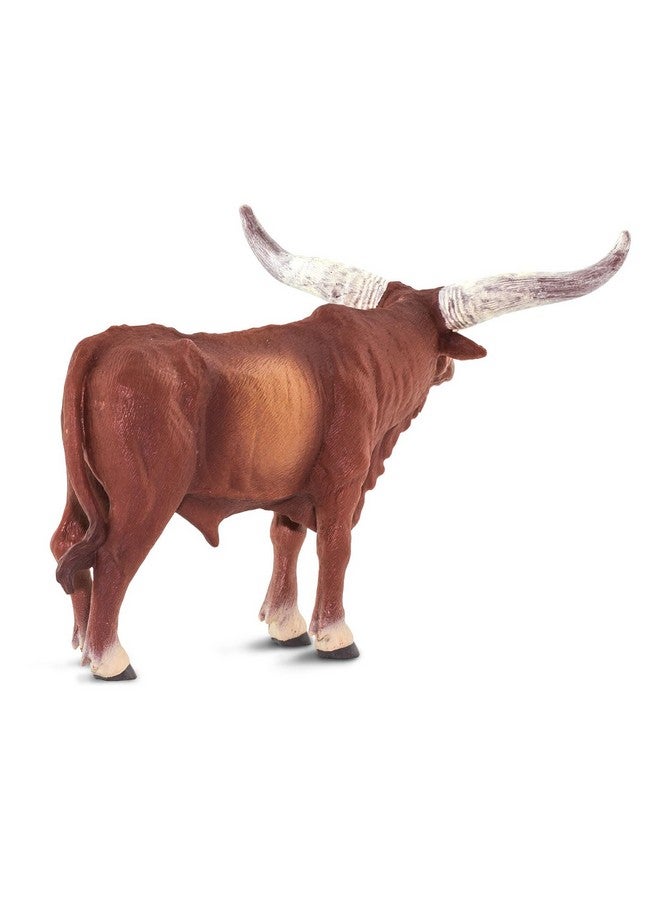 Watusi Bull Figurine Handpainted Lifelike 6