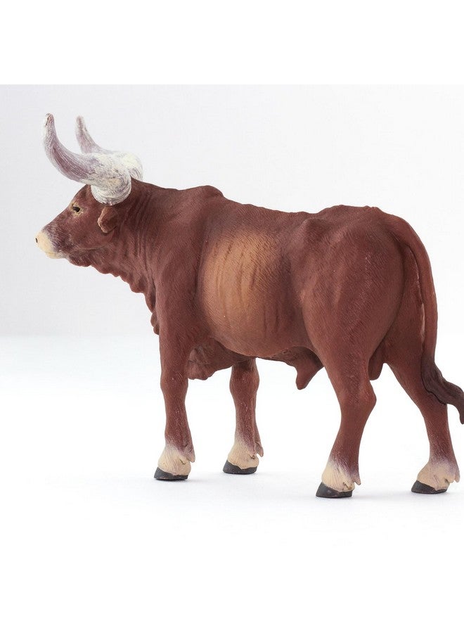 Watusi Bull Figurine Handpainted Lifelike 6