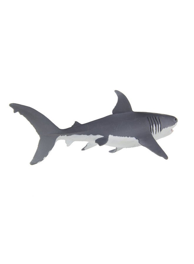 Safari S200729 Sea Life White Shark Miniature Plastic Minature