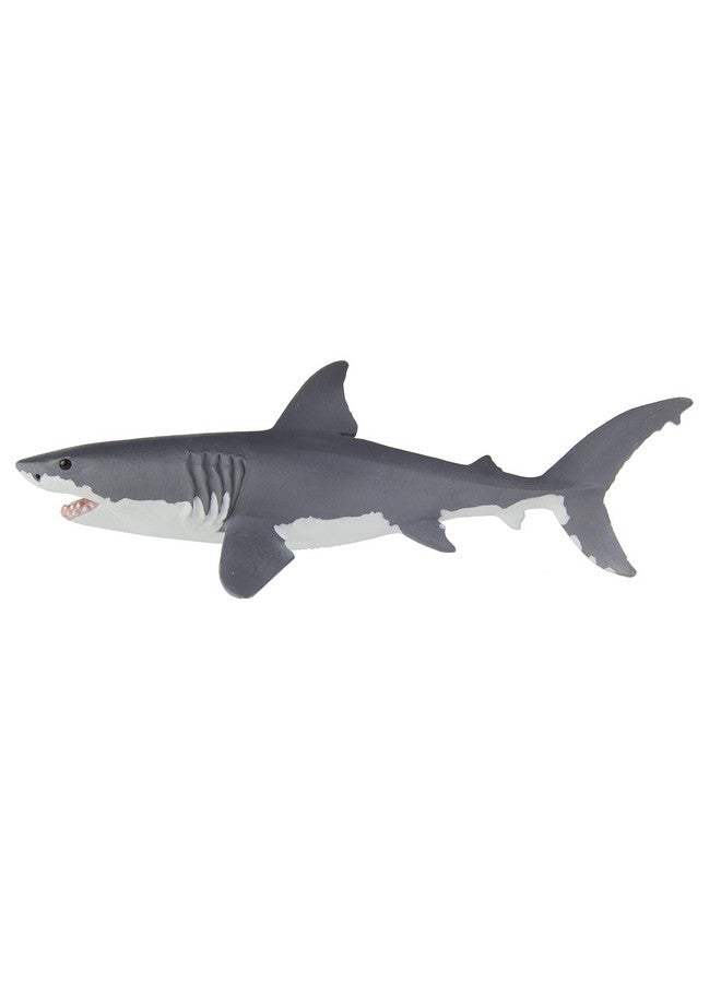 Safari S200729 Sea Life White Shark Miniature Plastic Minature