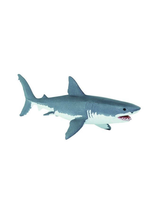 Safari S200729 Sea Life White Shark Miniature Plastic Minature