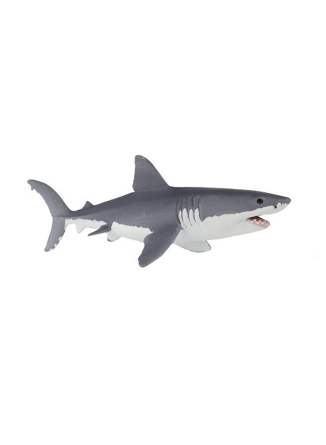 Safari S200729 Sea Life White Shark Miniature Plastic Minature