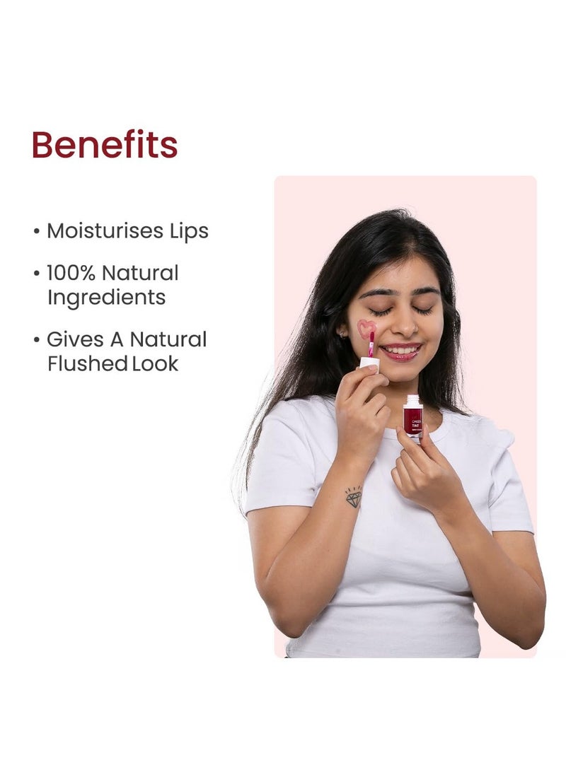 Earth Rhythm Lip Cheek and Eye Shadow Tint Cherry with Pomegranate 5ml