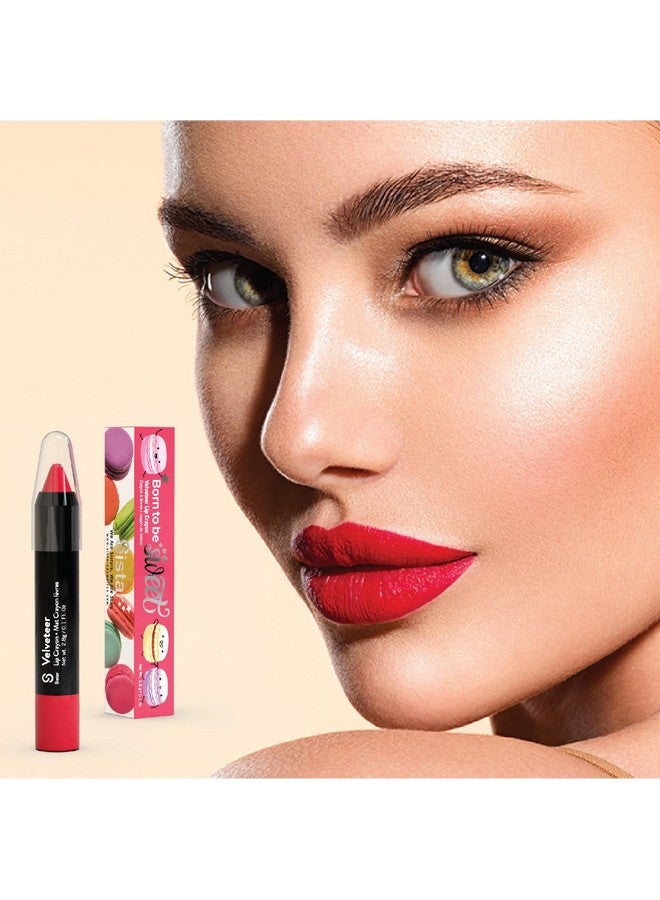 Born To Be Sweet Velveteer Lip Crayon Lip Color Longwear Chocolate Scented