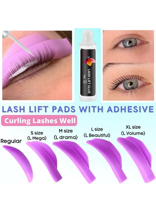 Eyelash Lift And Eyebrow Lamination 2 In 1 Kit Easy Diy 5 Minutes Curl Eyelash Lift Long Lasting A Month Professional Make Lash And Brow More Volume 6 Weeks