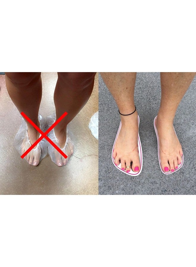 Pink 60 Pairs(120Feets) Spray Tan Sticky Pads For Sunless Tanning Or Beauty Salon