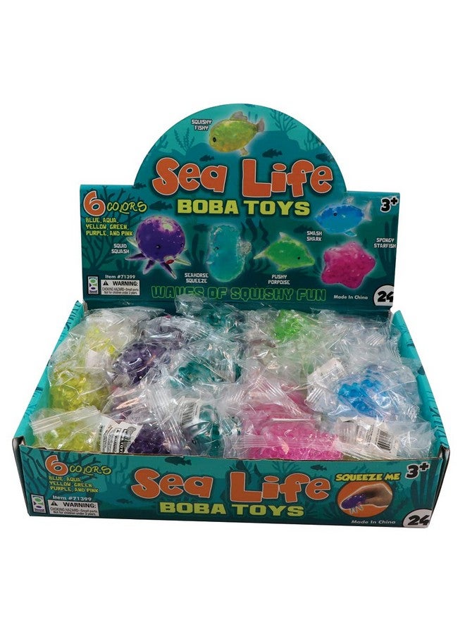 Raymond Geddes Small Sealife Boba Stress Balls (Pack Of 24)