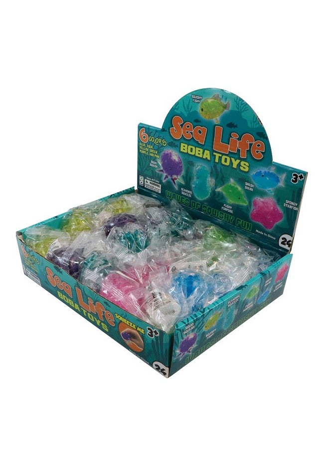 Raymond Geddes Small Sealife Boba Stress Balls (Pack Of 24)