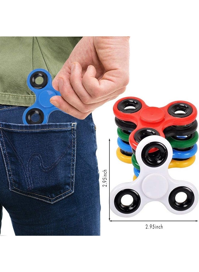 Fidget Spinner 5 Pack Fidget Hand Toy Autism Fidgets Hand Spinners Finger Toy Trispinner Adhd Anxiety Toys Stress Reducer Spin For Adults Children