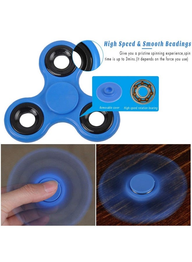 Fidget Spinner 5 Pack Fidget Hand Toy Autism Fidgets Hand Spinners Finger Toy Trispinner Adhd Anxiety Toys Stress Reducer Spin For Adults Children