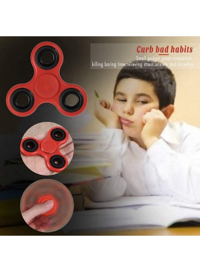 Fidget Spinner 5 Pack Fidget Hand Toy Autism Fidgets Hand Spinners Finger Toy Trispinner Adhd Anxiety Toys Stress Reducer Spin For Adults Children