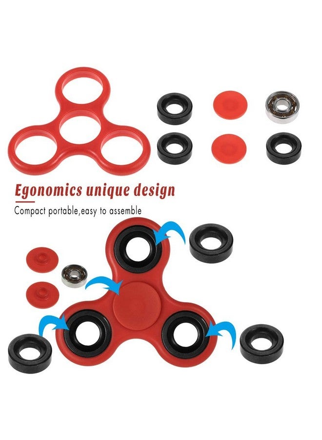 Fidget Spinner 5 Pack Fidget Hand Toy Autism Fidgets Hand Spinners Finger Toy Trispinner Adhd Anxiety Toys Stress Reducer Spin For Adults Children