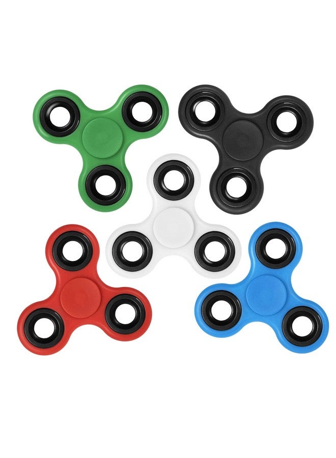 Fidget Spinner 5 Pack Fidget Hand Toy Autism Fidgets Hand Spinners Finger Toy Trispinner Adhd Anxiety Toys Stress Reducer Spin For Adults Children