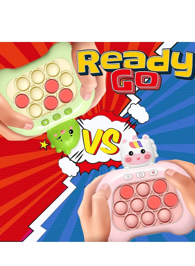 Creative Stress Relief Toys,Breakthrough Puzzle Pop Button Gopher Game Machine - Fun Fidget Toy for Kids & Adults ,Party Favor Gift (Pink Rabbit)