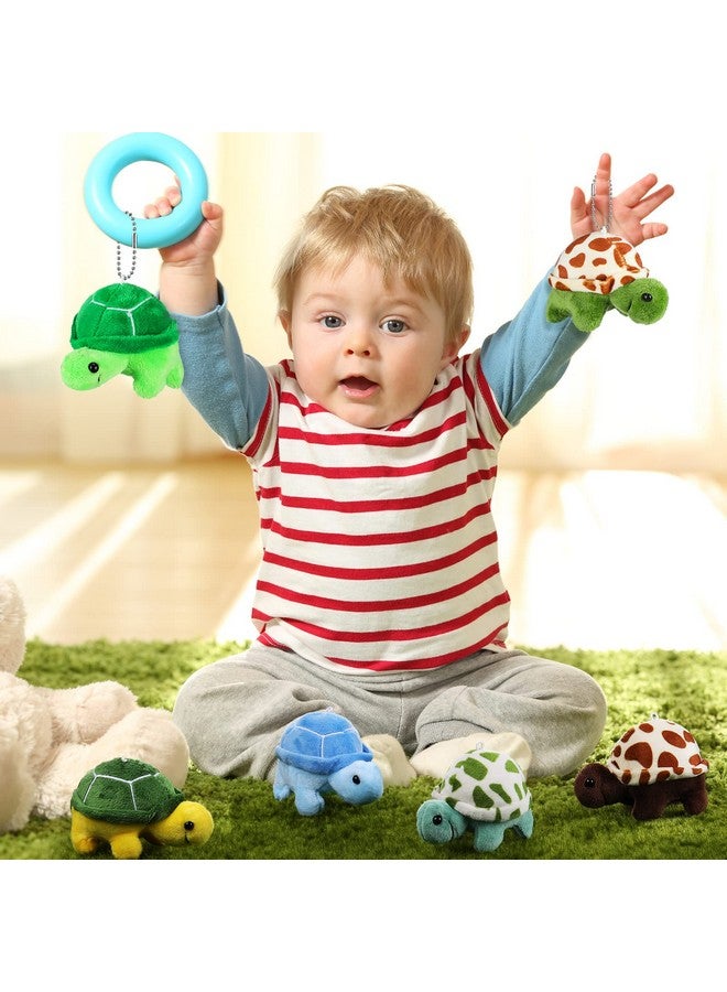 36 Pcs Mini Turtle Stuffed Toy Bulk Small Turtle Animal Plush Toys Soft Cute Turtle Stuffed Animal Turtles Decorations Turtle Sea Party Favor For Adults Ocean Themed Birthday Supplies 2.7 X 3.7 Inch