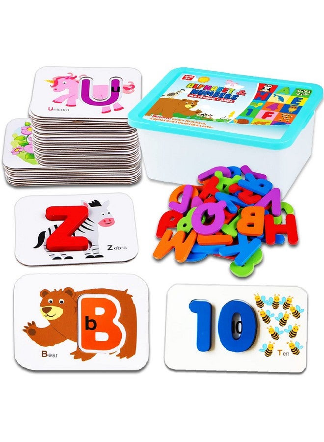 Toddler Alphabet Flash Cards Preschool Activities Learning Montessori Toys Abc Wooden Letters Jigsaw Numbers Alphabets Puzzles Flashcards For Age 2 3 4 Years Old Educational For Kids Baby