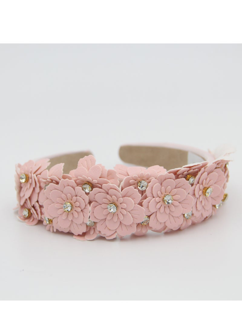 Headband Camomile For Women's and  Girls Baby Pink
