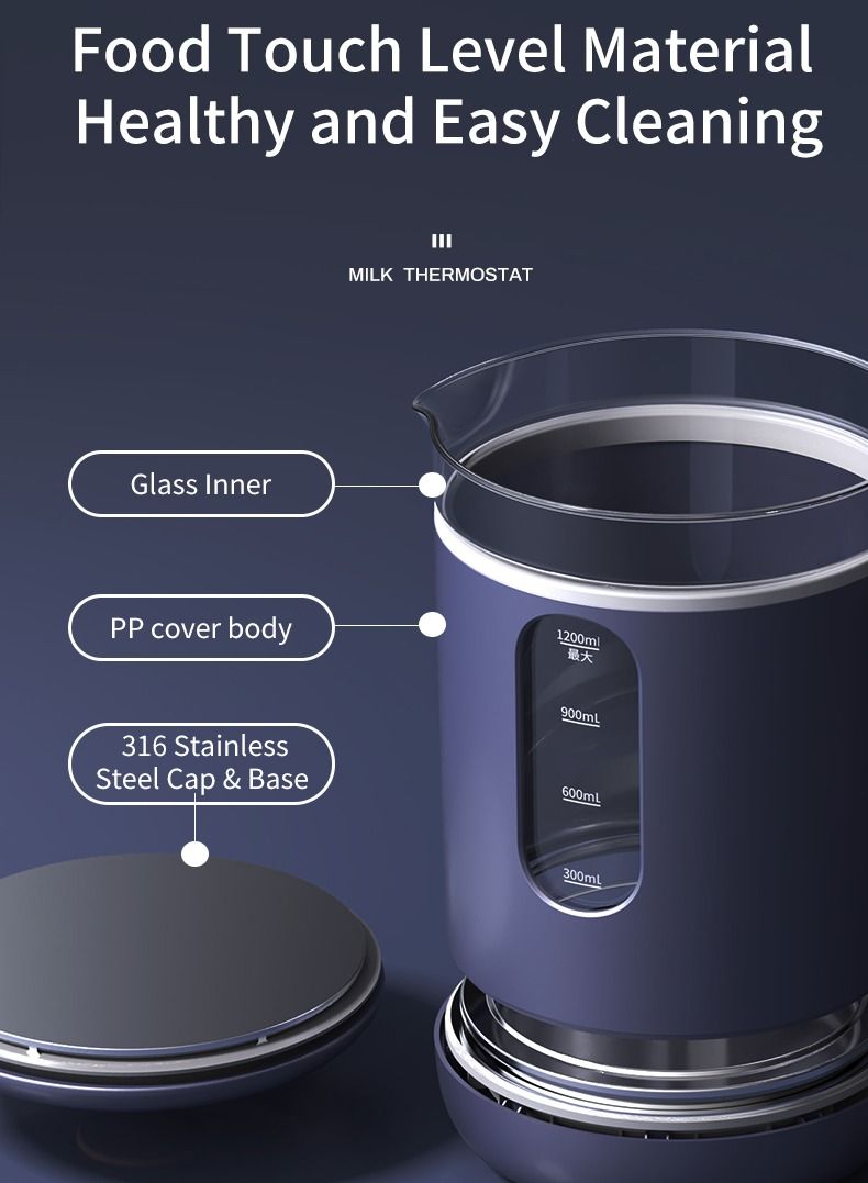 Baby Electric Water Kettle 1.2L Smart Kettle with Temperature Control & 48h Keep Warm Instantly Dispense Warm Water at Perfect Baby Bottle Temperature BPA FREE 1000W 2 Years Warranty