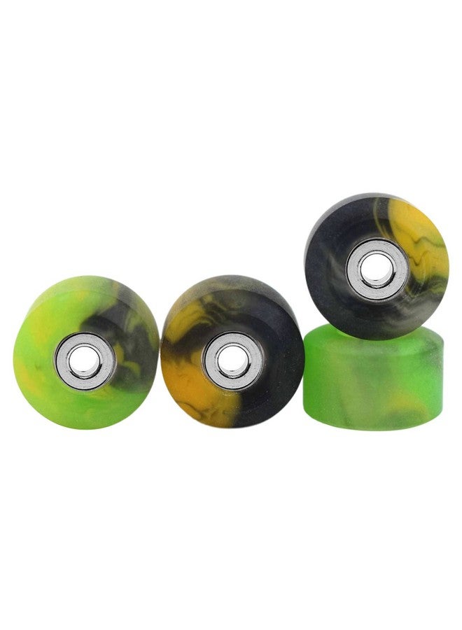 Apex 61D Urethane Fingerboard Wheels New Street Shape 7.7Mm Diameter Ultra Spin Bearings Made In The Usa 