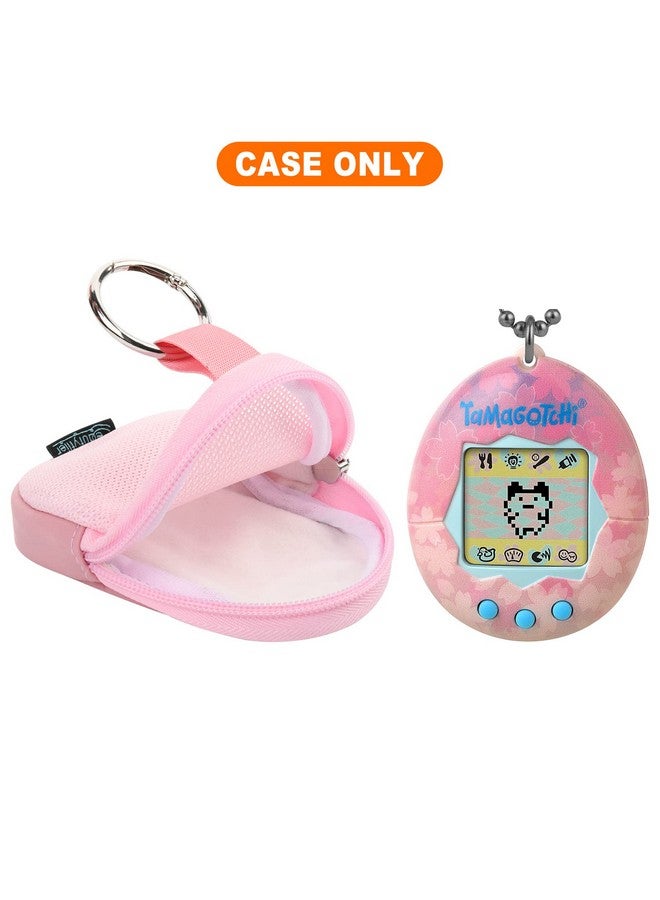 Carrying Case Compatible With Tamagotchi Pix/For Tamagotchi On Virtual Pet Game Machine Portable Protector With Carabiner For Tamagotchi Case Party Mini Toy Storage Bag Cover (Case Only)