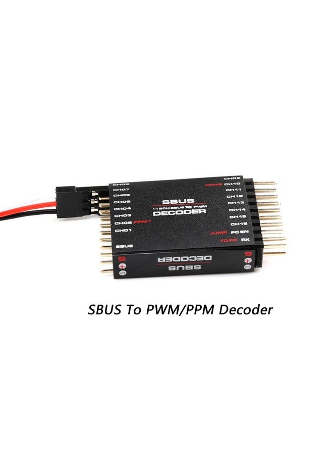 Rc Sbus To Pwm/Ppm Decoder 16 Channel Converter Receiver Signal Transverter For Futaba Frsky Orange