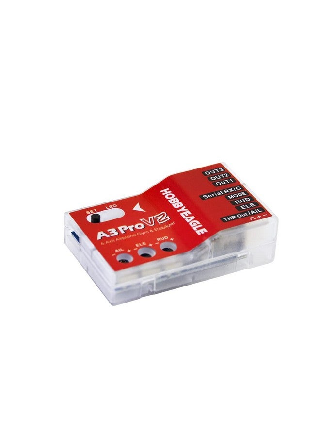 Hobbyeagle A3 Pro V2 6 Axis Rc Plane Flight Stabilizer Controller Gyroscope Balancing Apparatus Airplane Gyro Stabilizer For Fixed Wing Rc Plane