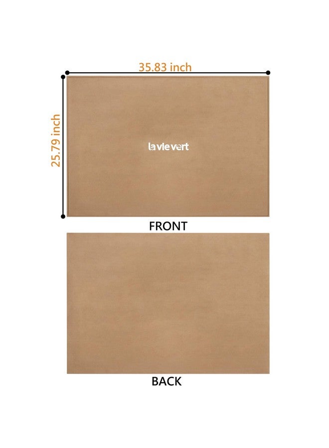 Wooden Jigsaw Puzzle Board Portable Puzzle Plateau For Puzzle Storage Puzzle Saver Nonslip Surface Fits Up To 1500 Pieces Khaki