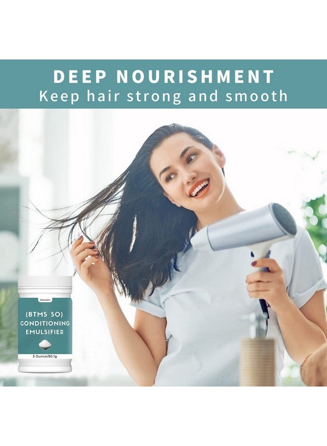 3 Oz Btms 50 Conditioning Emulsifier For Making Leavein Conditioner Premium Btms 50 Conditioning Emulsifier Granules Higher Activity Than Btms 25 Suitable For Making Lotions Shampoos And More