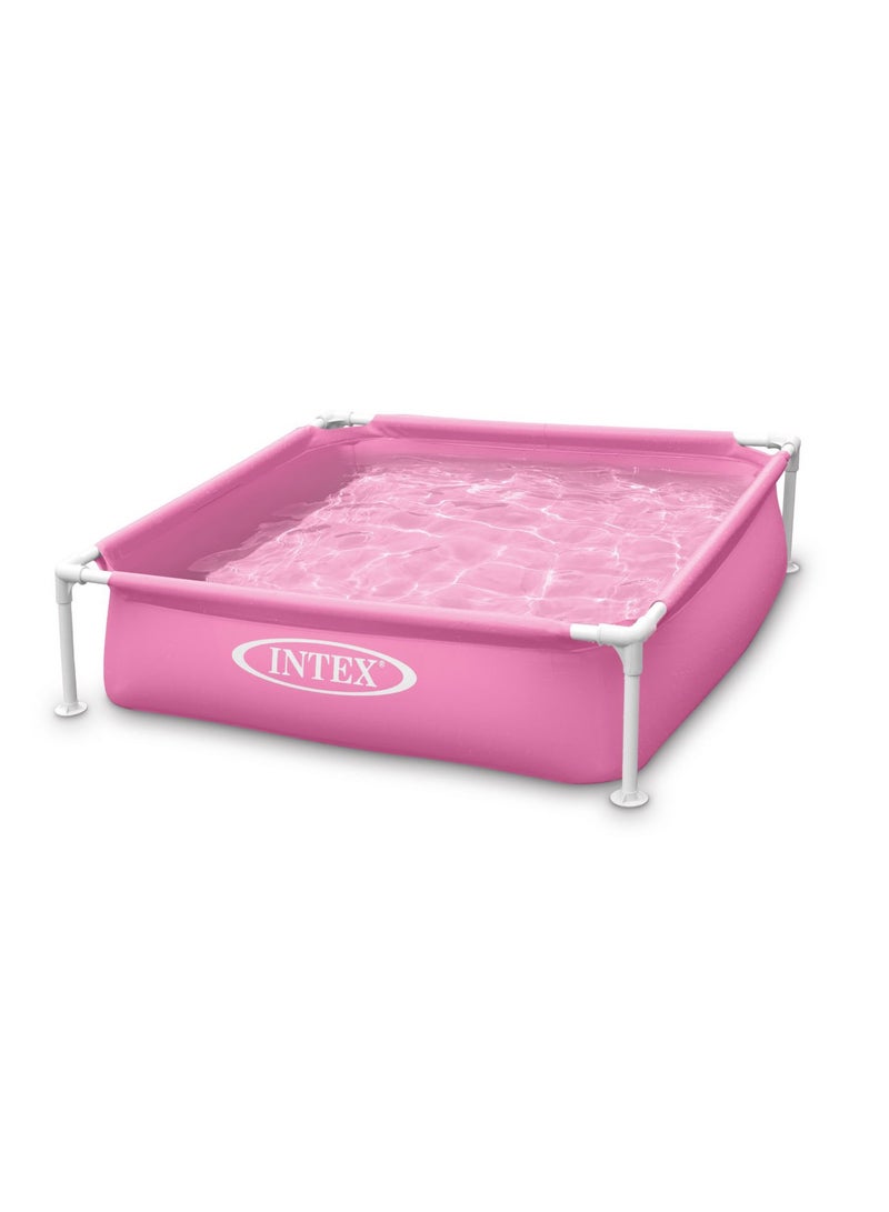 Pink Mini Frame Above Ground Pool for Fun Splashing