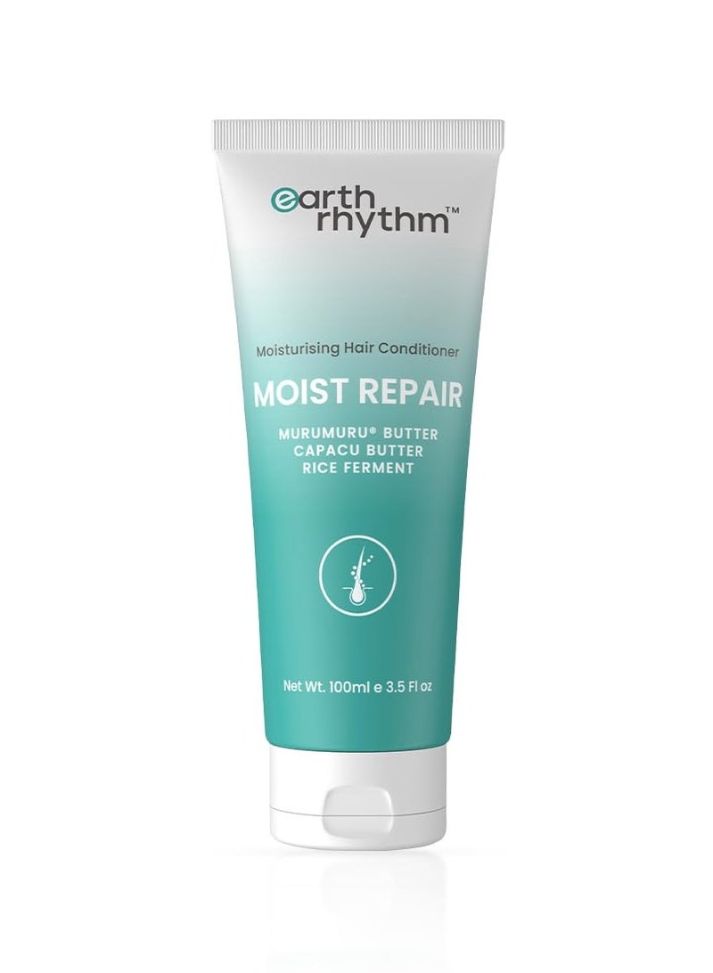 Earth Rhythm Moist Repair Murumuru Butter Hair Conditioner for Dry Frizzy Hair Locks Moisture 100ml