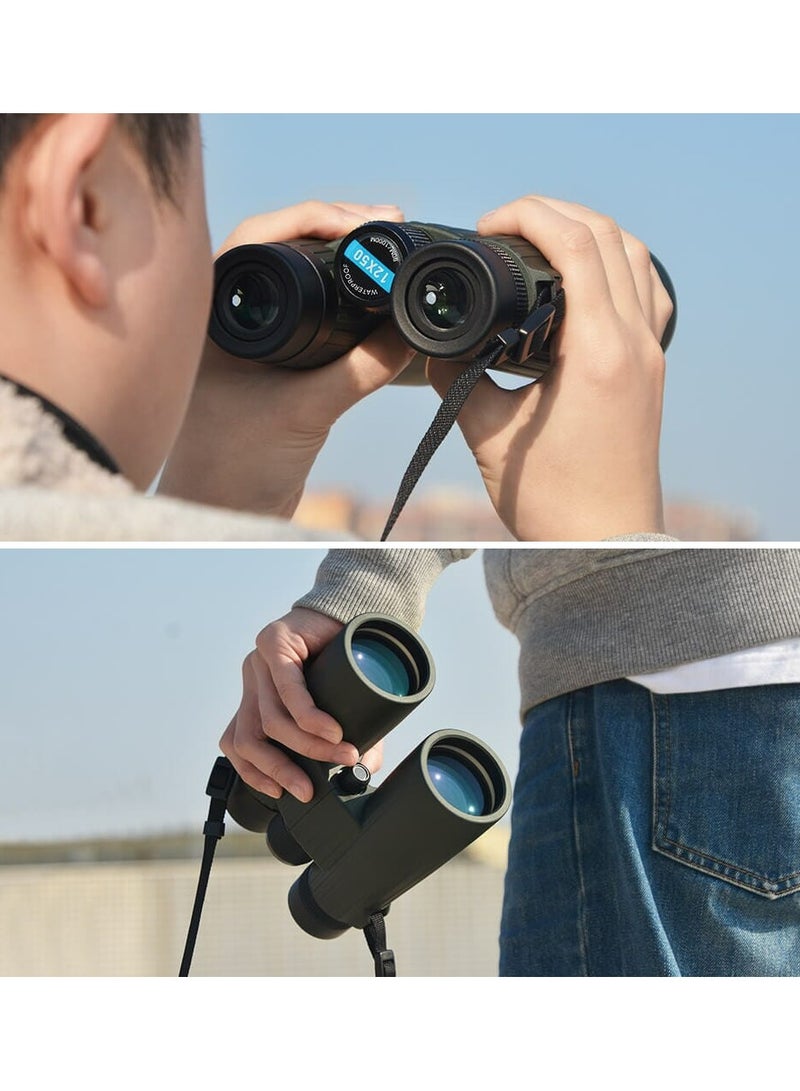 Apexel 12X50 HD Roof Binoculars IPX7