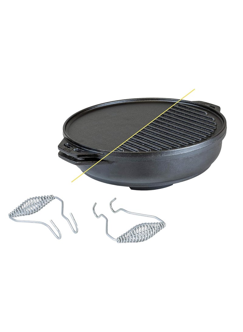 Cast Iron Cook-It-All Pan 14 Inch With Bail Hooks