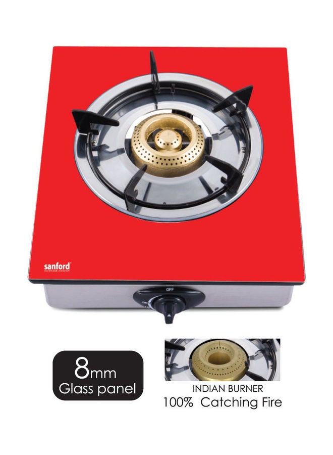 Glass Gas Stove 1 Burner With Fsd SF5112GC FSD DESIGN 2 Red