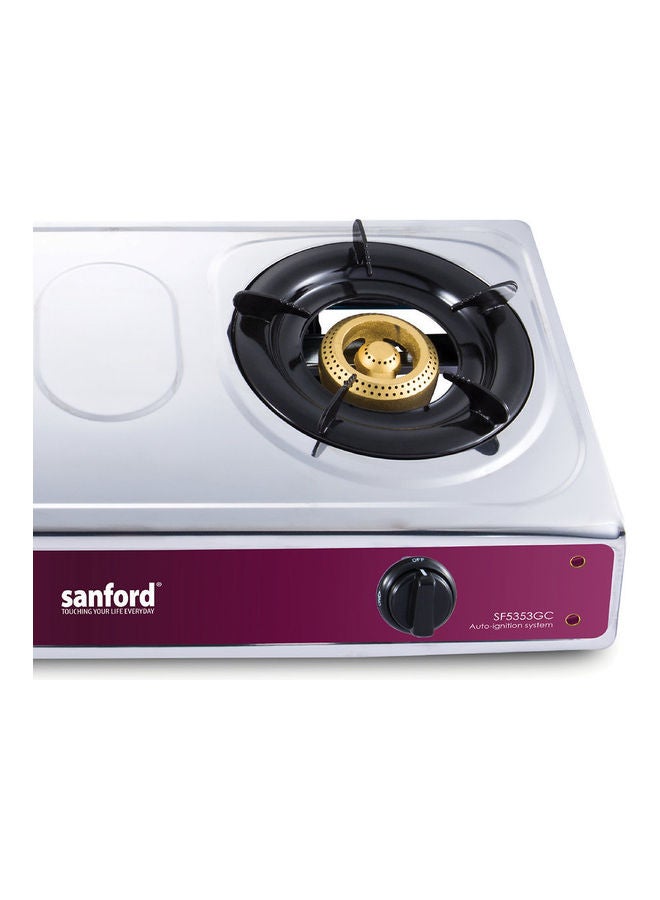 Stainless Steel Gas Stove 2 Burner SF5353GC 2B Silver