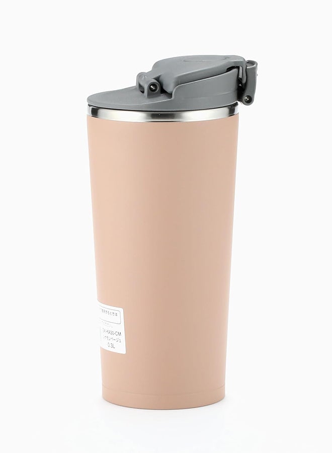 Stainless Steel Vacuum Insulated Carry Tumbler 0.30L Cinamon Beige