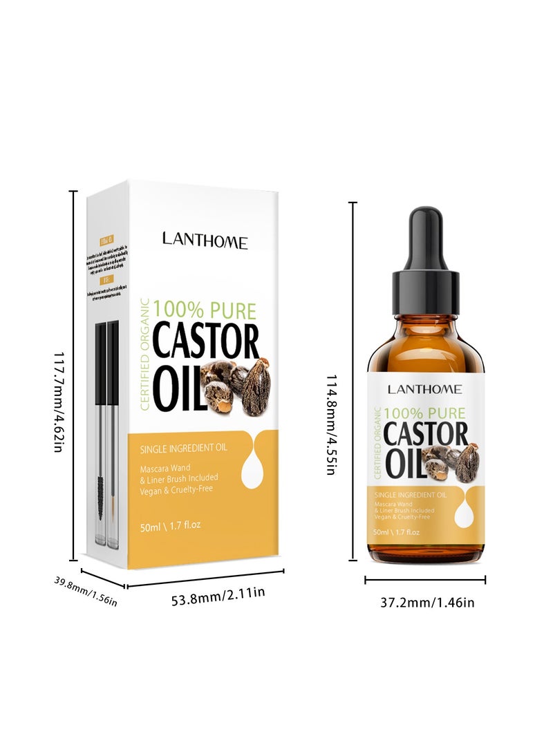 Lanthome castor oil mascara set 50ml