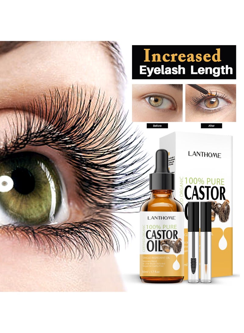 Lanthome castor oil mascara set 50ml