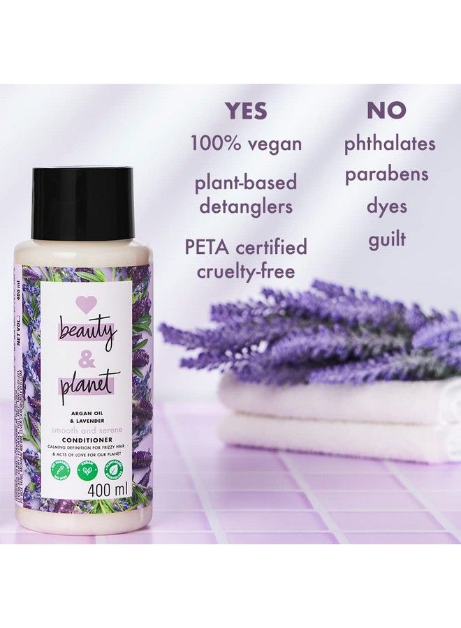 Love Beauty And Planet Argan Oil And Lavender Conditioner For Dry & Frizzy Hair| Paraben Free 200Ml