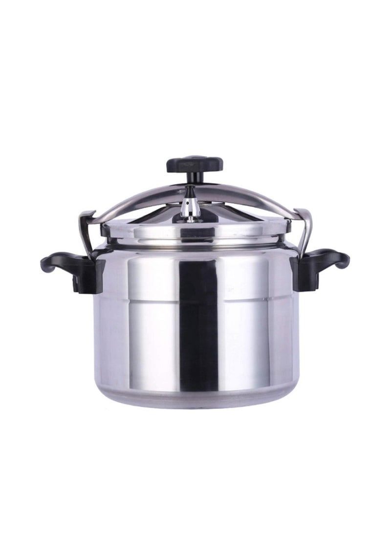 Aluminum Pressure Cooker 20 Liter w/Ultra Safe Clamp Bar Locking System, 2 Valves for Stable High Pressure