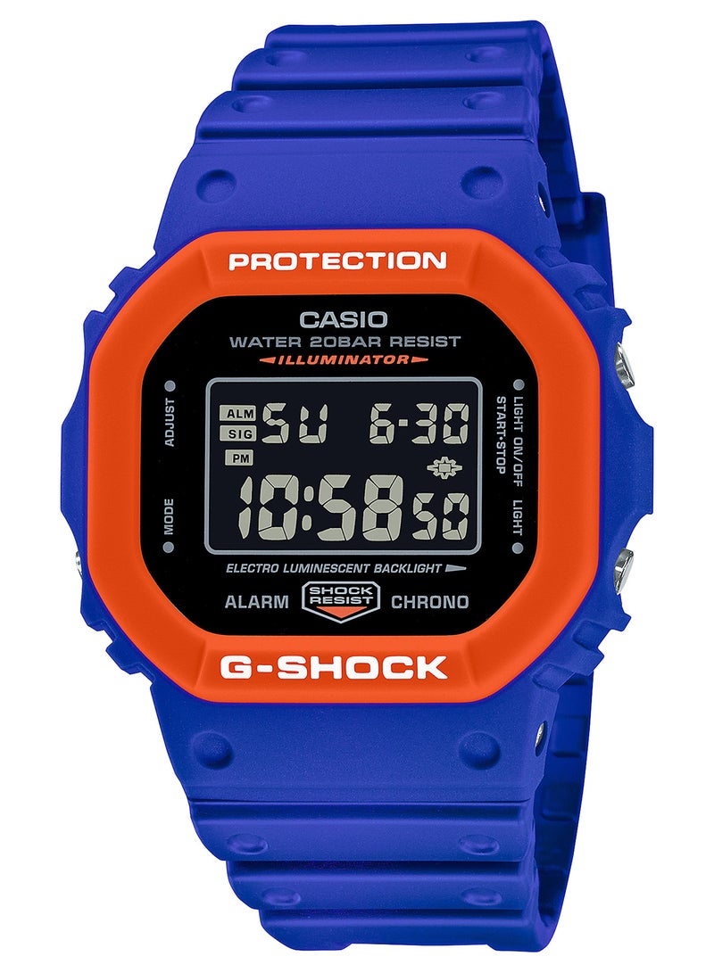 Men's Digital Resin Wrist Watch DW-5610SC-2DR - 40 Mm