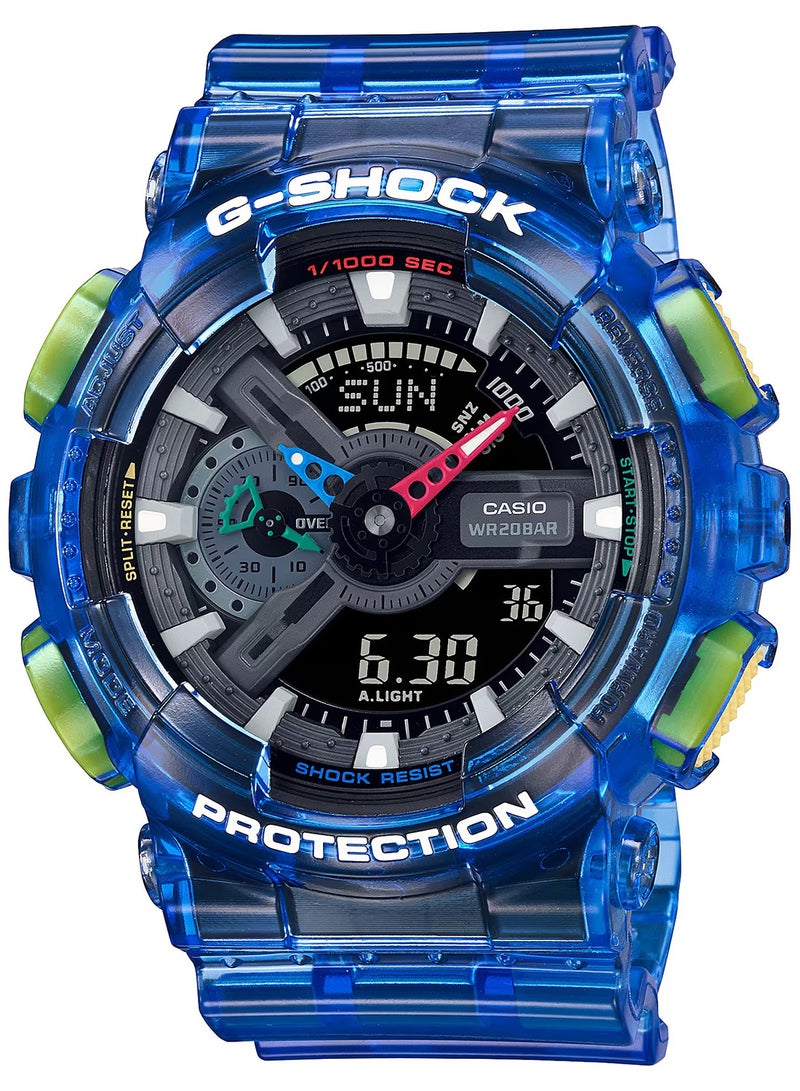 Men's Analog+Digital Resin Wrist Watch GA-110JT-2ADR - 45 Mm