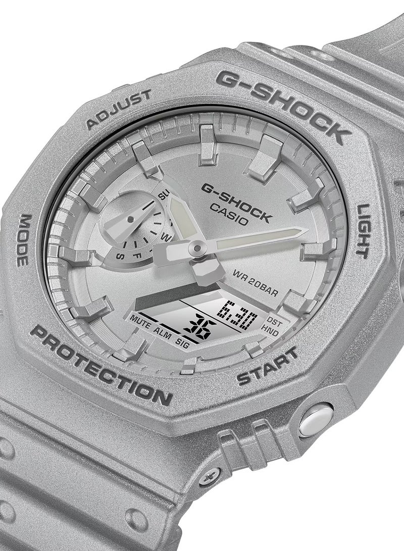 Men's Analog+Digital Resin Wrist Watch GA-2100FF-8ADR - 42 Mm