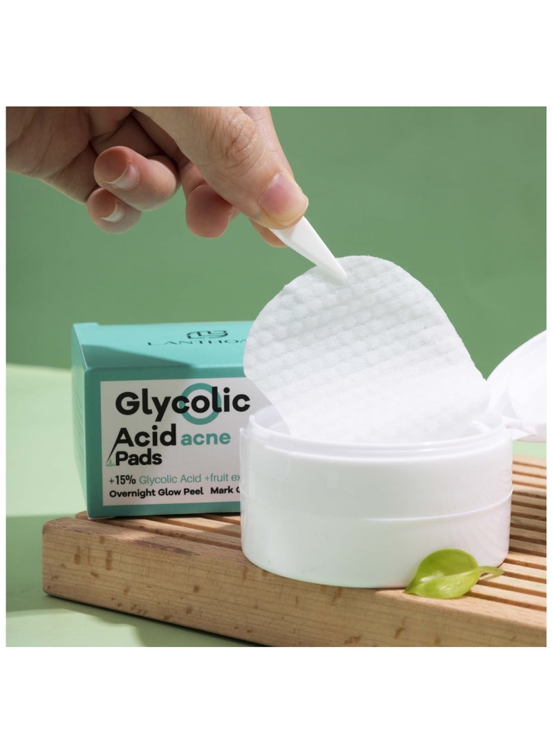 Lianbiquan lanthome glycolic acid acne pads 30 tablets glycolic