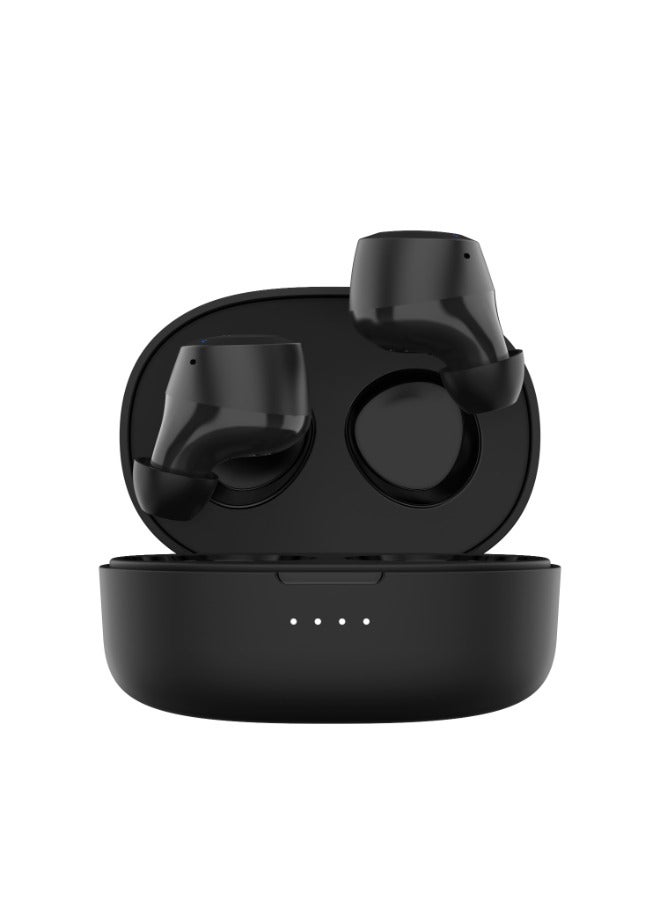 SoundForm Bolt True Wireless Earphones | Bluetooth 5.2 Earbuds, 33hrs Battery life, 2 Mics, Clear Calls, IPX4 Rating, Portable, Stereo HiFi Sound, Tap Control, For Apple/Android OS Black