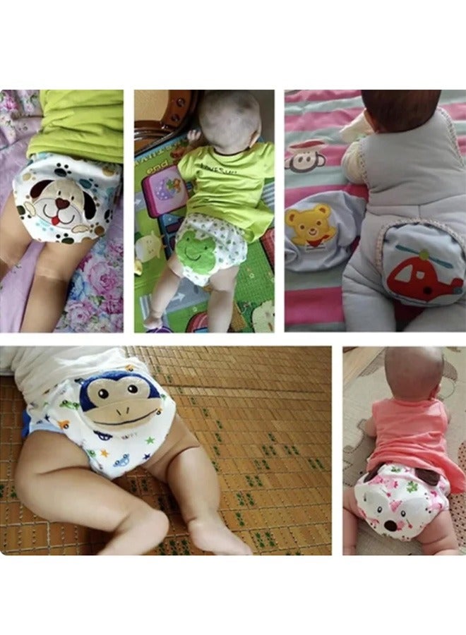 6 Pieces Baby Potty Training Pants, Cute Breathable Potty Training Underwear, Toddler Training Underwear for 1-3 Years Girls and Boy Strong Absorbent Cotton Training Pants