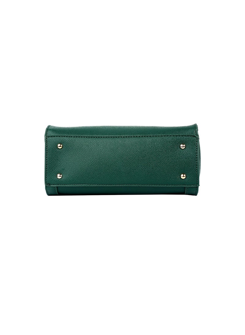 Elora Women's Leather Women's Shoulder Crossbody Bag with Woven Strap