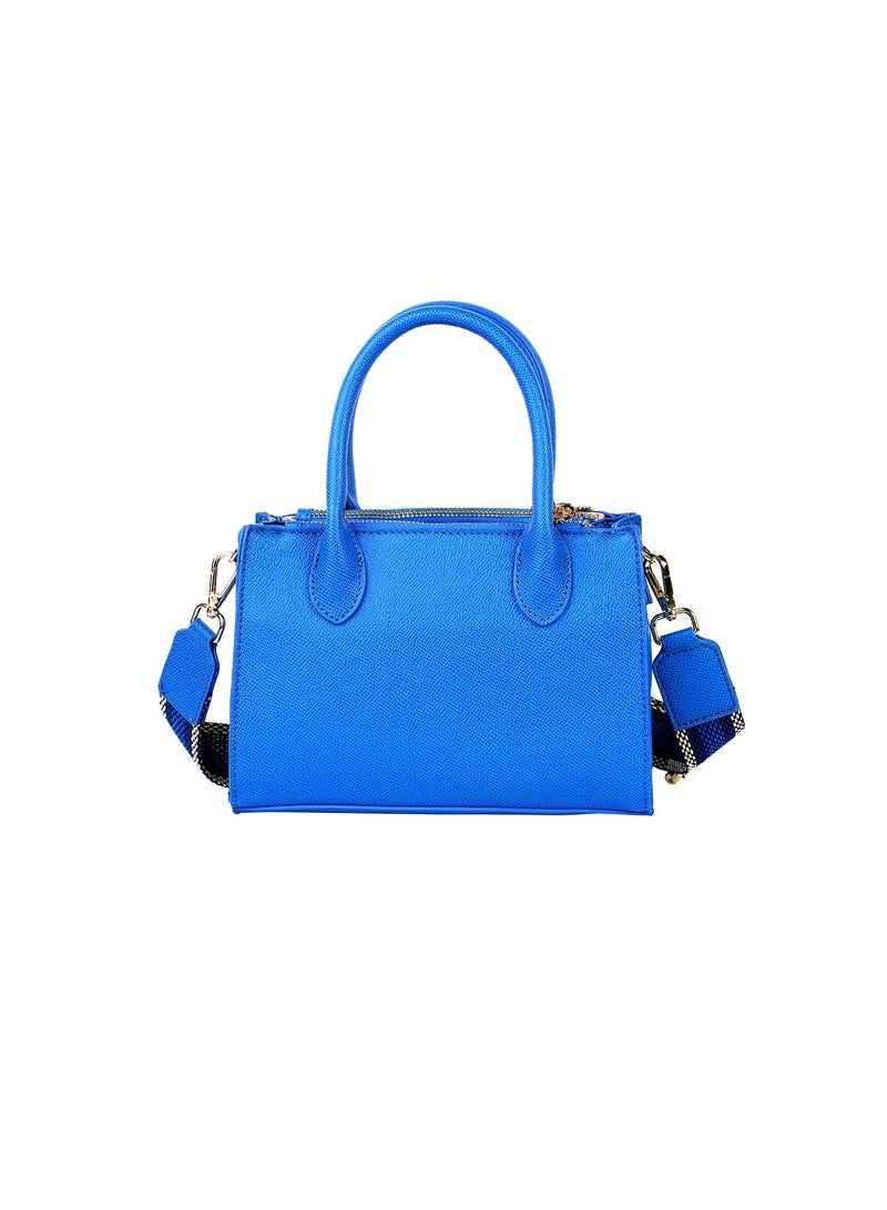 Elora Women's Leather Women's Shoulder Crossbody Bag with Woven Strap