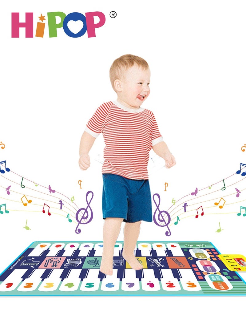 Pedal Music Mat for Kids,Musical Playmat,Children Early Educational Toys,Parent-Child Interaction,Large Children's Instrument Toy Girls Boys Gift