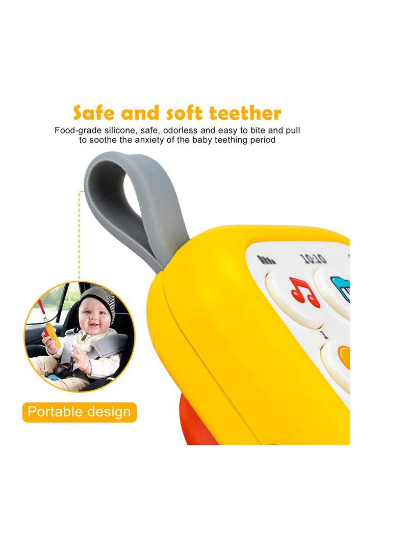 Kids Mobile Phone Soft and Safe Baby Toy Phone with Animal Sounds and Music,Toddler Phone