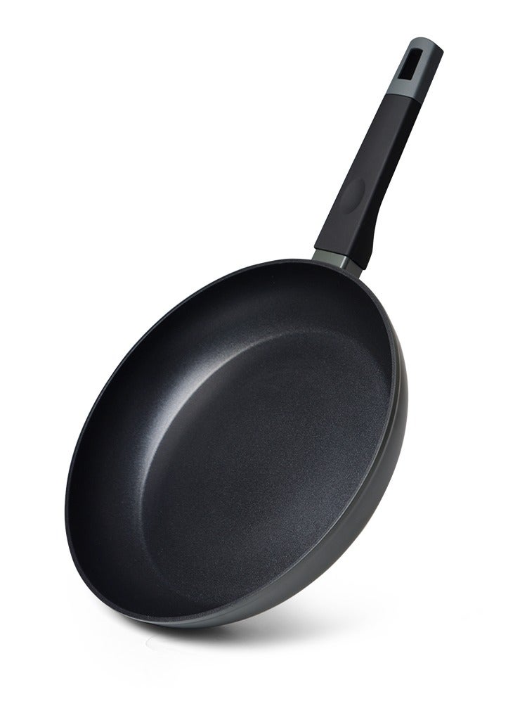 Frying Pan 28cm, Joan Series, Aluminum with Non-Stick Touchstone with Induction Bottom with Bakelite Handle with Soft-touch Coating
